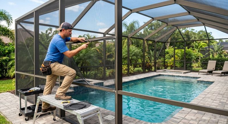 Pool Safety Fence Installation